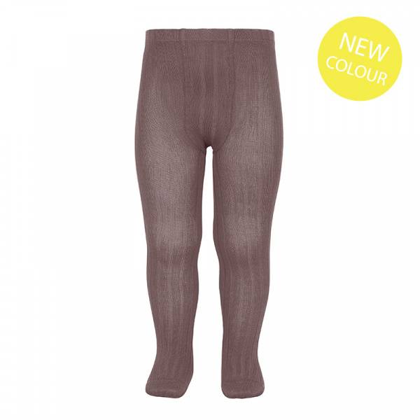 Condor  strømpebukse rib praline