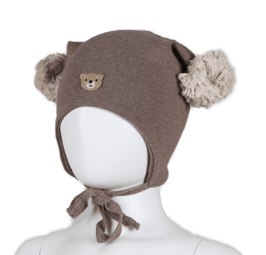 Hovedbilde Kivat, brun lue i bomull med ...