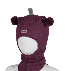 Hovedbilde Kivat, plomme hettelue i ull ...