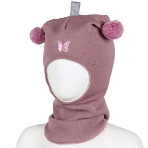 Hovedbilde Kivat, gammelrosa hettelue i ...