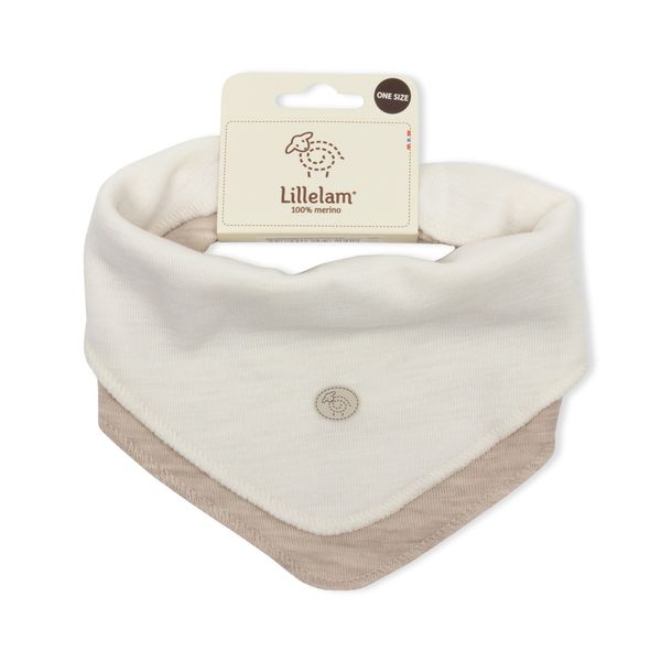 Lillelam , 2 pk siklesmekke hvit og beige