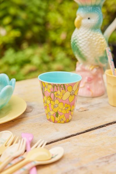 Rice, kopp daffodil print