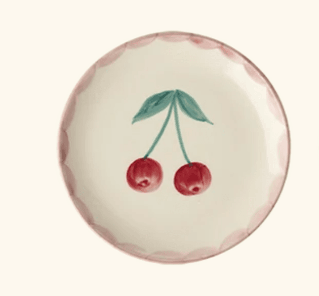 Rice, keramikktallerken Cherry