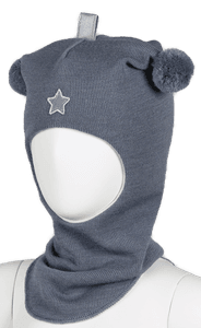 Hovedbilde Kivat, duebl&aring; hettelue i ull ...